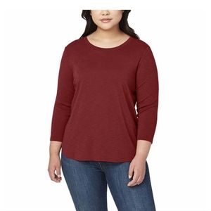 Kirkland signature slub tee small 100% cotton